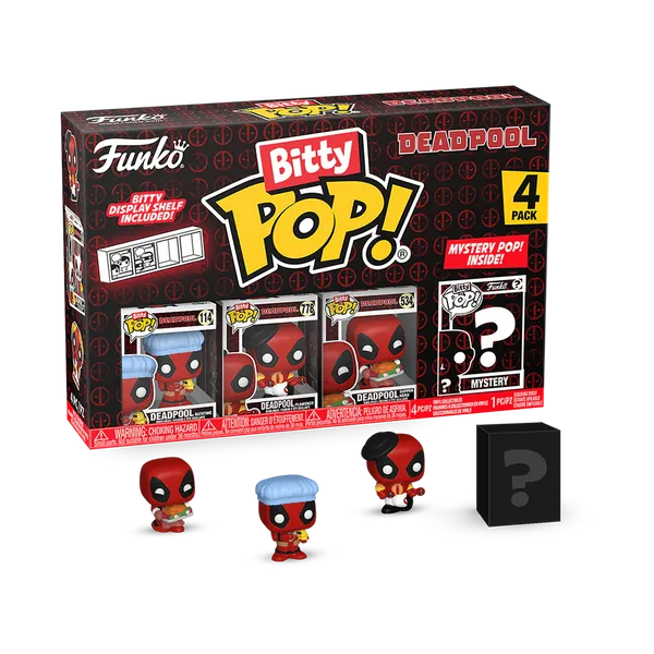 Deadpool: Bitty Pop! Vinyl Figure Bathtime 4-Pack