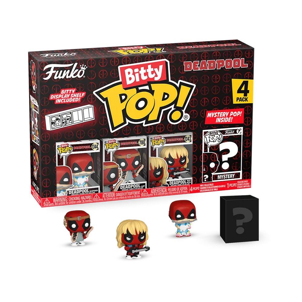Deadpool: Bitty Pop! Vinyl Figure Sleepover 4-Pack