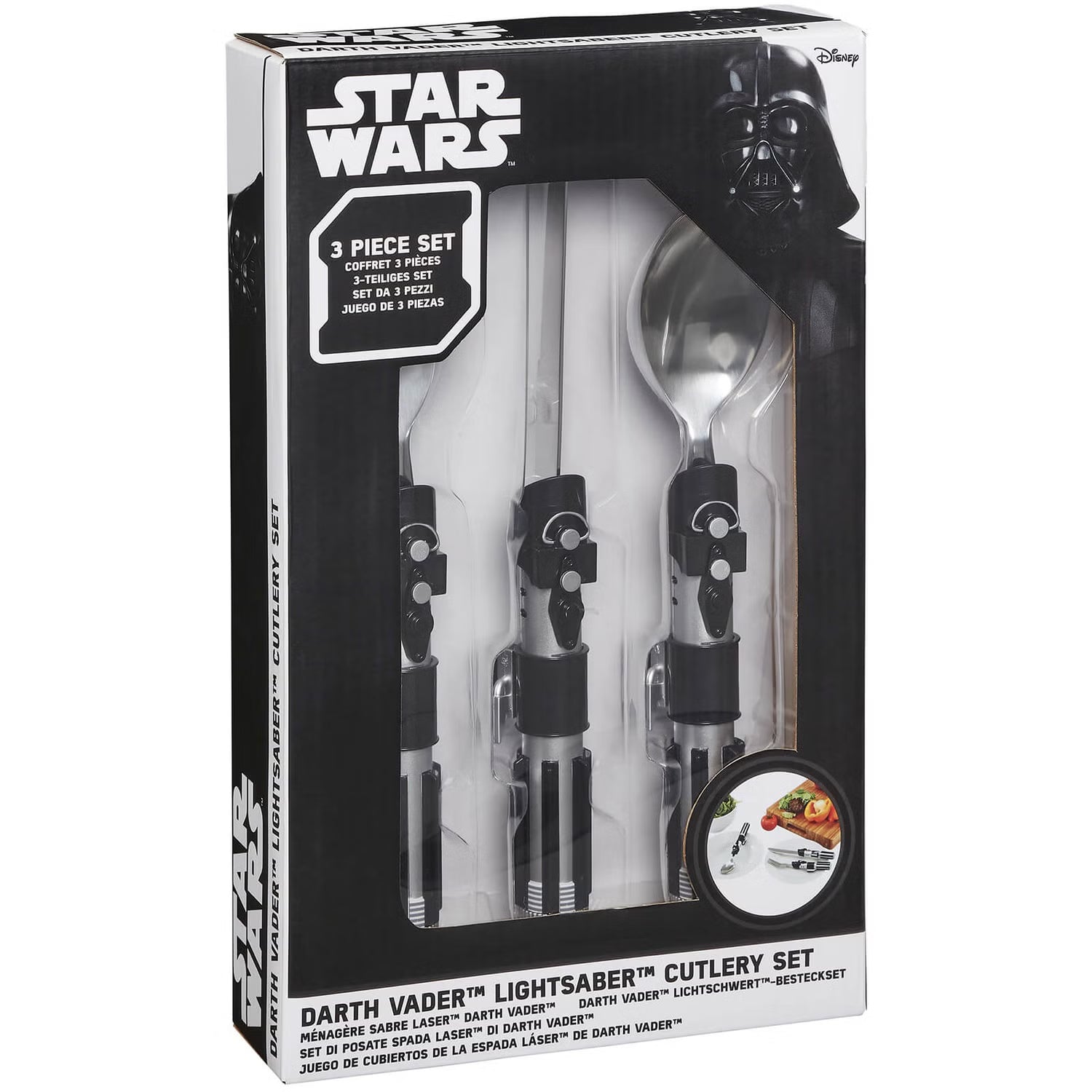 Funko Homeware Star Wars: Darth Vader Lightsaber Cutlery Set