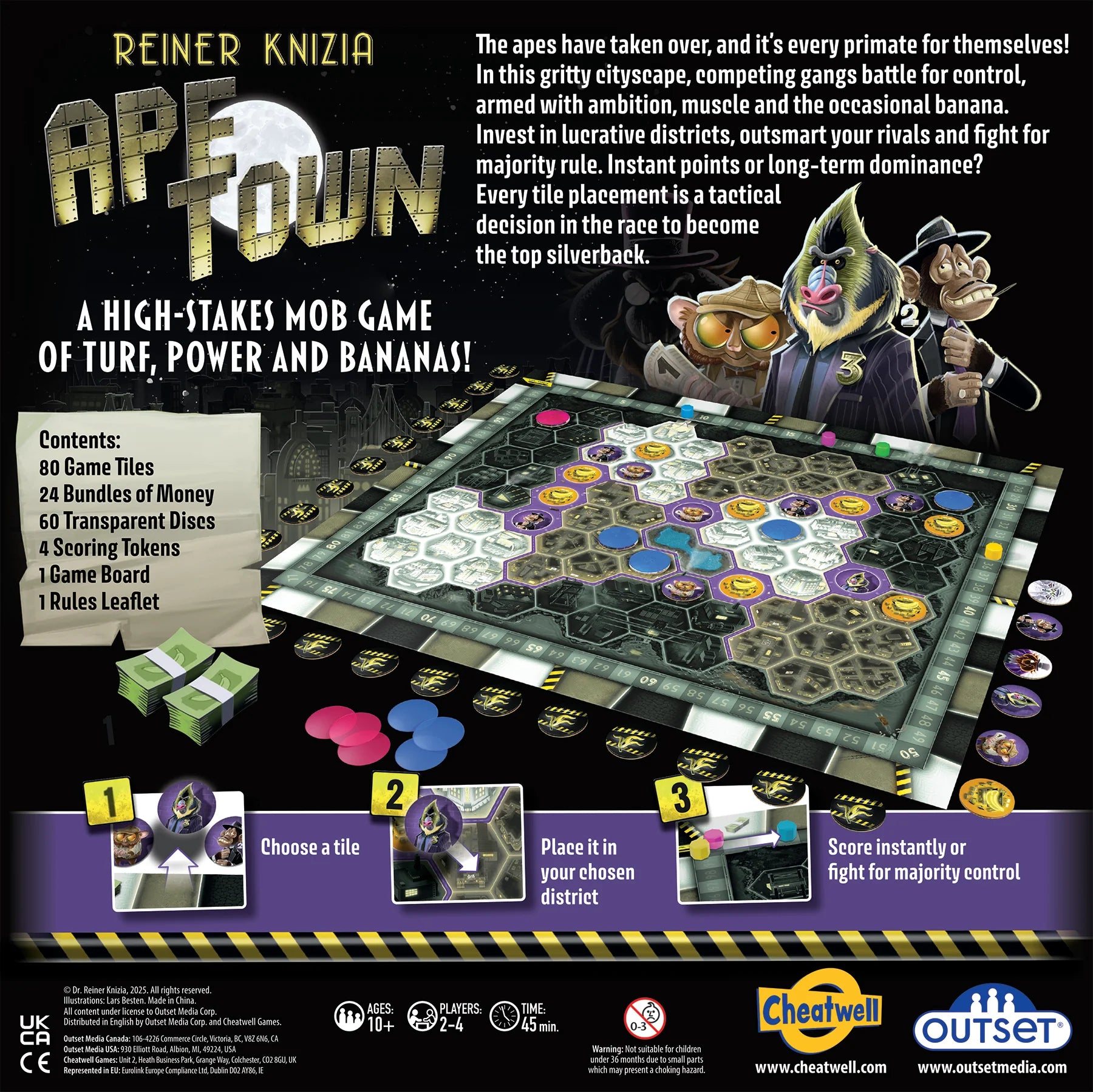 Ape Town (Reiner Knizia) Board Game