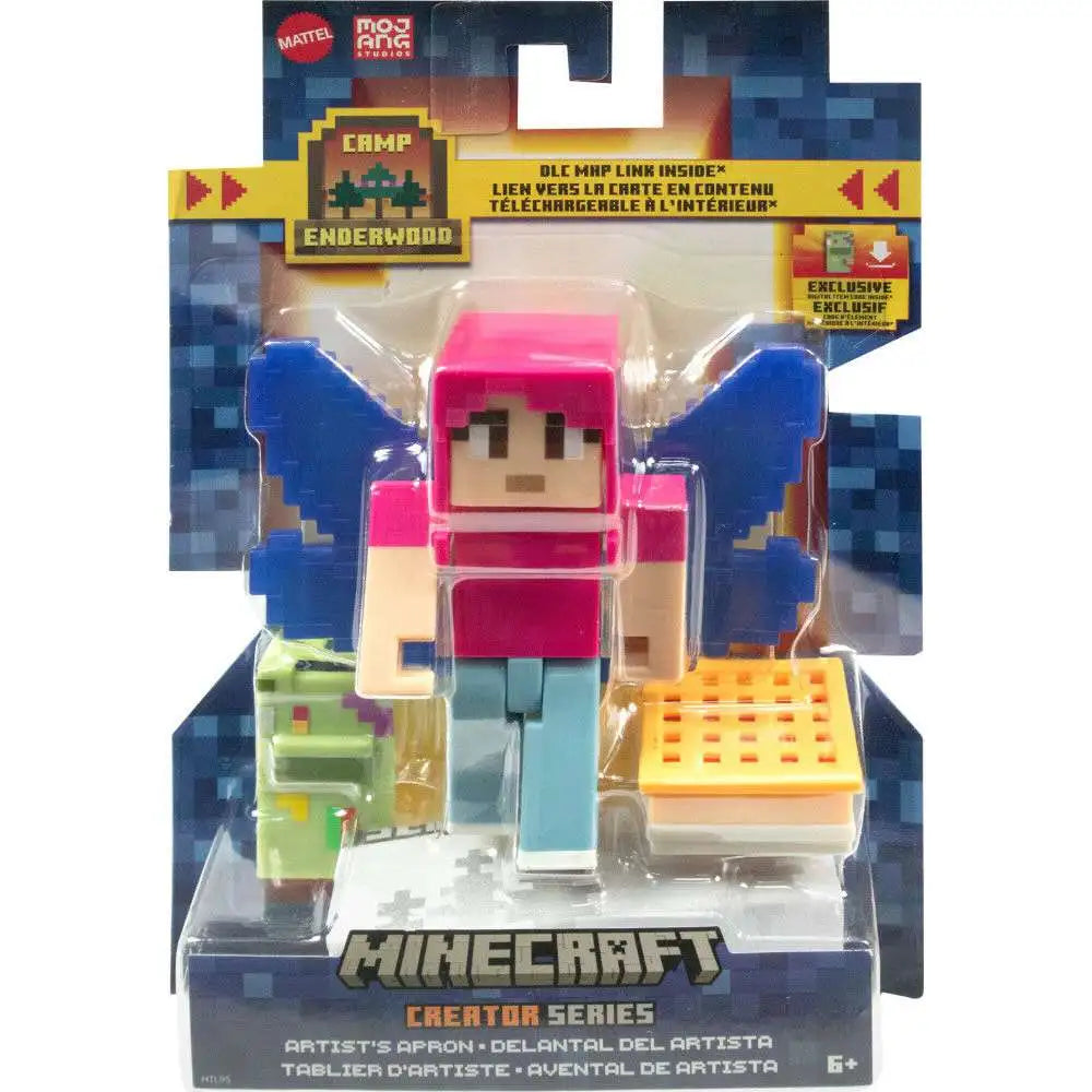 Minecraft Camp Enderwood Creator Series 3.25" Figure: Artist's Apron