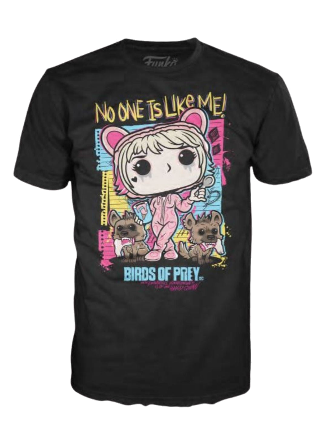 DC: Harley Quinn Heartbroken Funko T-Shirt - Large - Black
