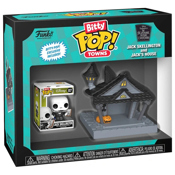 Nightmare Before Christmas: Jack Skellington w/ House Funko Bitty POP! Towns