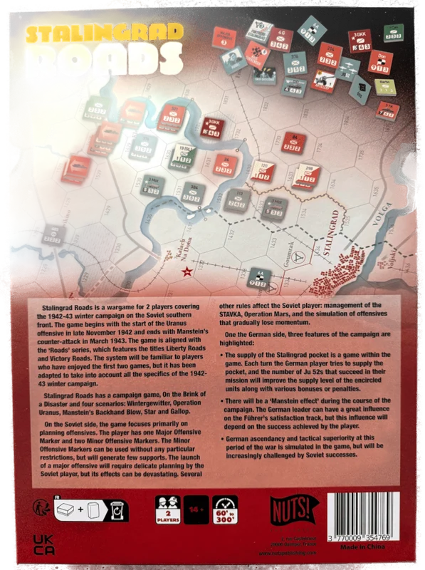 Stalingrad Roads Battle on the Edge of the Abyss Board Game