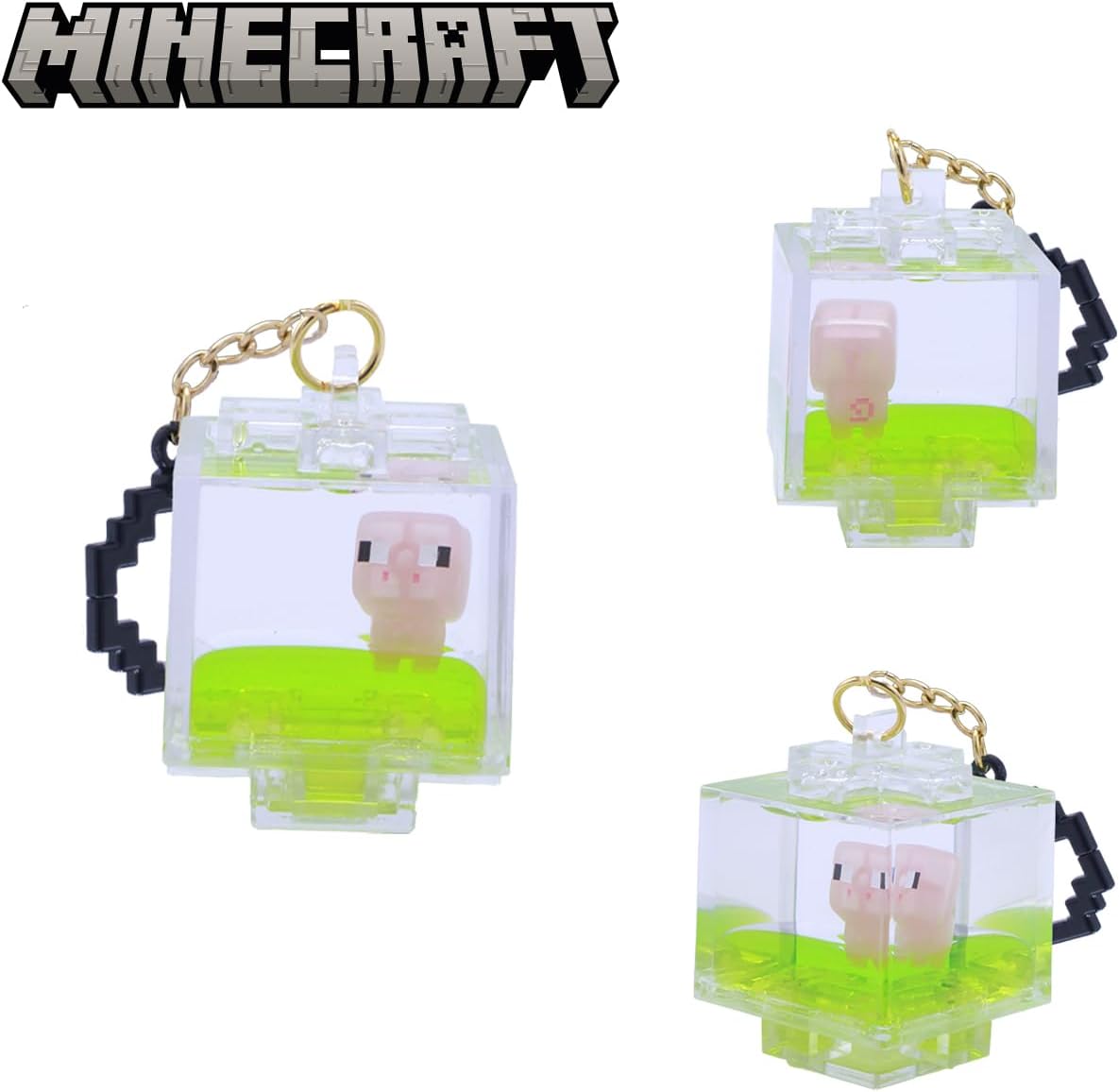 Minecraft Series 2 Glow-in-the-Dark Water Charm Blind (1 Random Figure Supplied)
