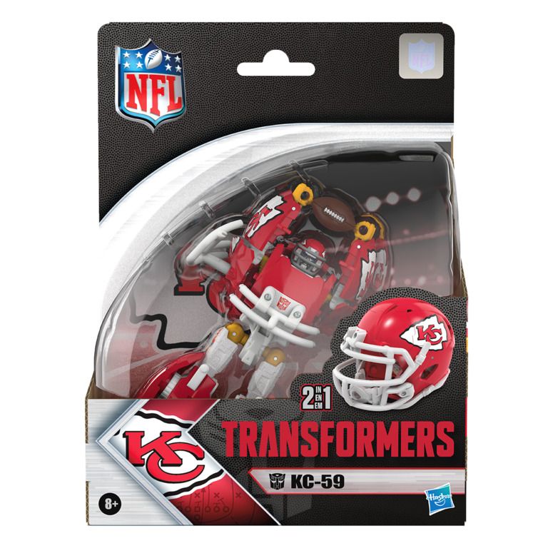 Transformers x NFL Kansas City Chiefs KC-59 5.5-Inch Action Figure