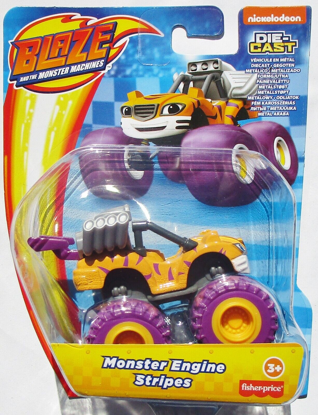 Blaze and the Monster Machines: Monster Engine Stripes 3" Die-cast Vehicle