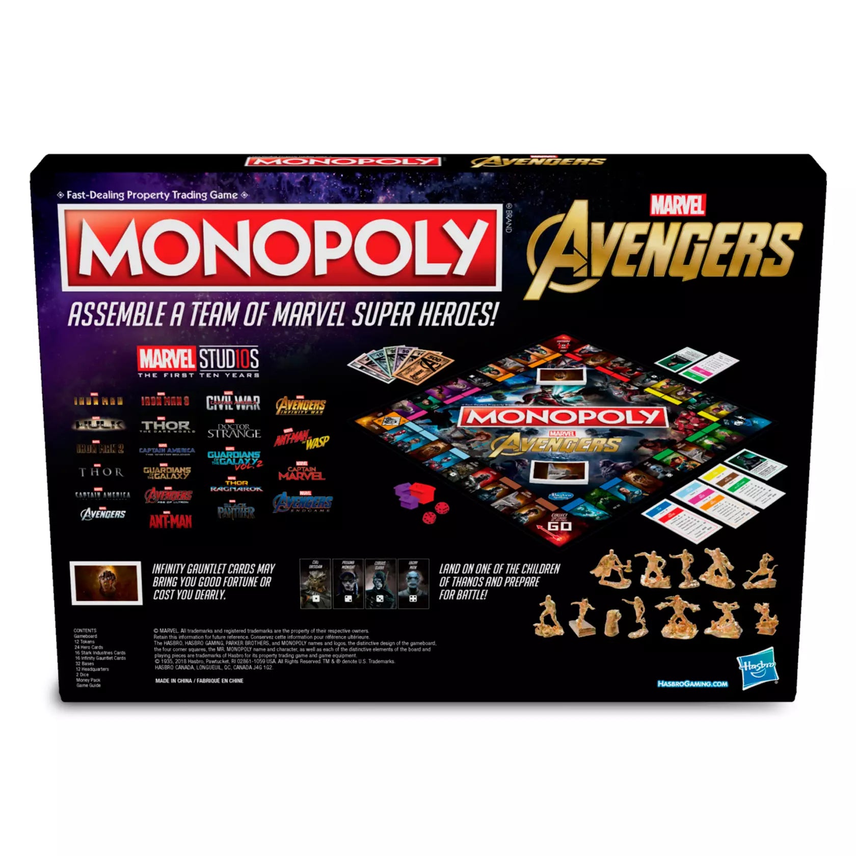 Monopoly: Marvel Avengers Edition Board Game