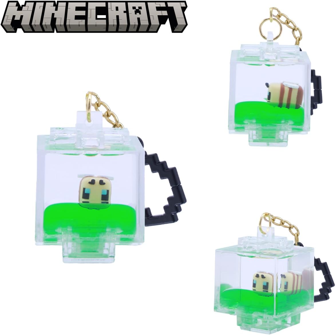 Minecraft Series 2 Glow-in-the-Dark Water Charm Blind (1 Random Figure Supplied)