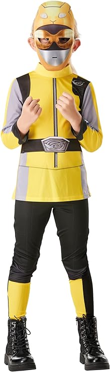 Rubie's Power Rangers Beast Morphers: Yellow Ranger Childs Costume 3-4 Years