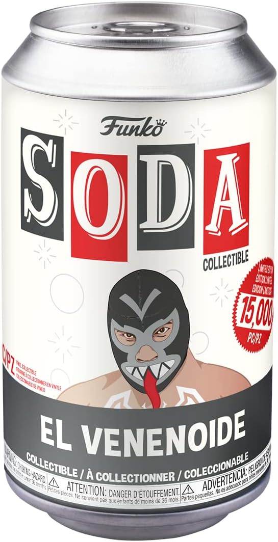 Funko Vinyl Soda: Marvel Luchadores - El Venenoide (Venom)
