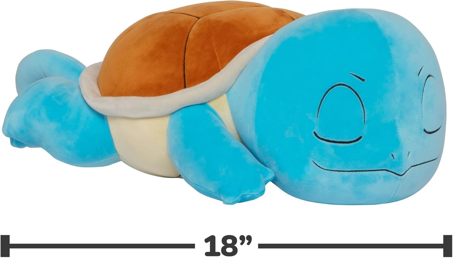 Pokemon 18 inch Sleeping Plush: Squirtle