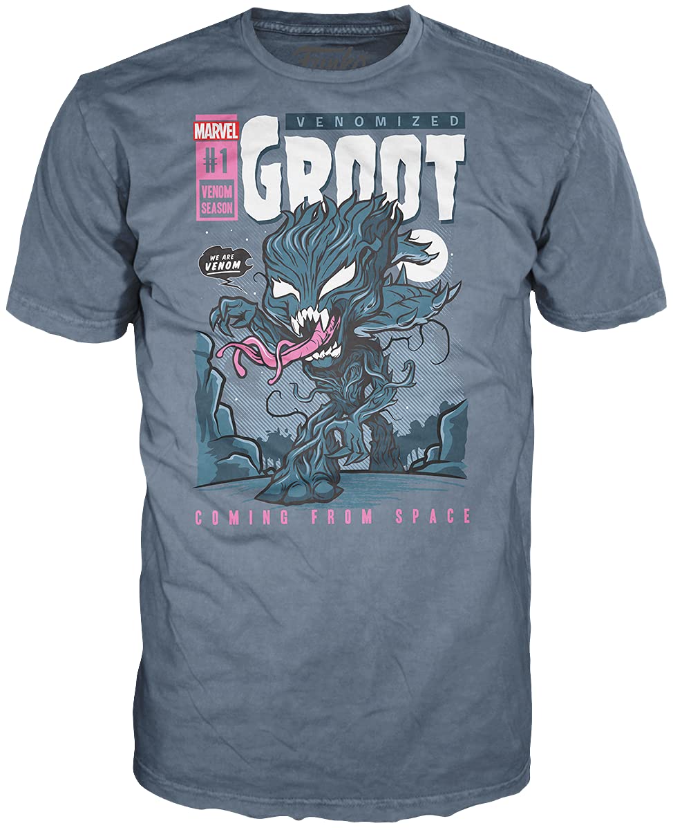 Marvel: Venomized Groot Funko T-Shirt - Blue