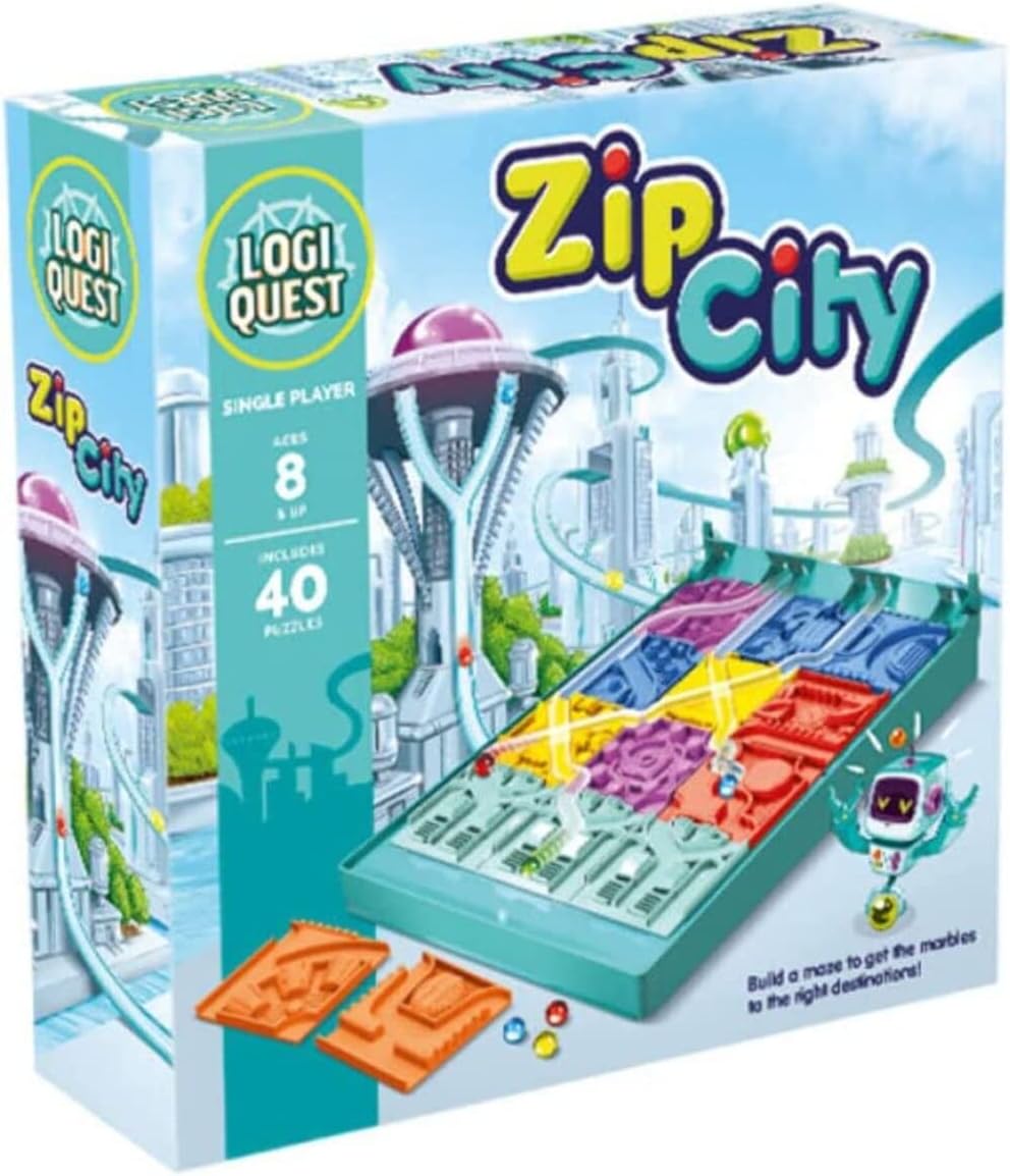 Logi Quest Zip City Puzzle Game