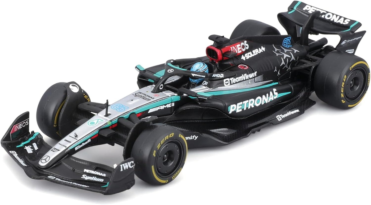 Bburago Mercedes-AMG W15 George Russell 2024 1:43 Diecast Model