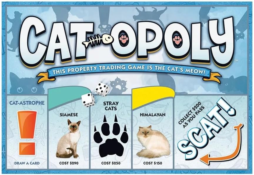 Cat-Opoly Board Game