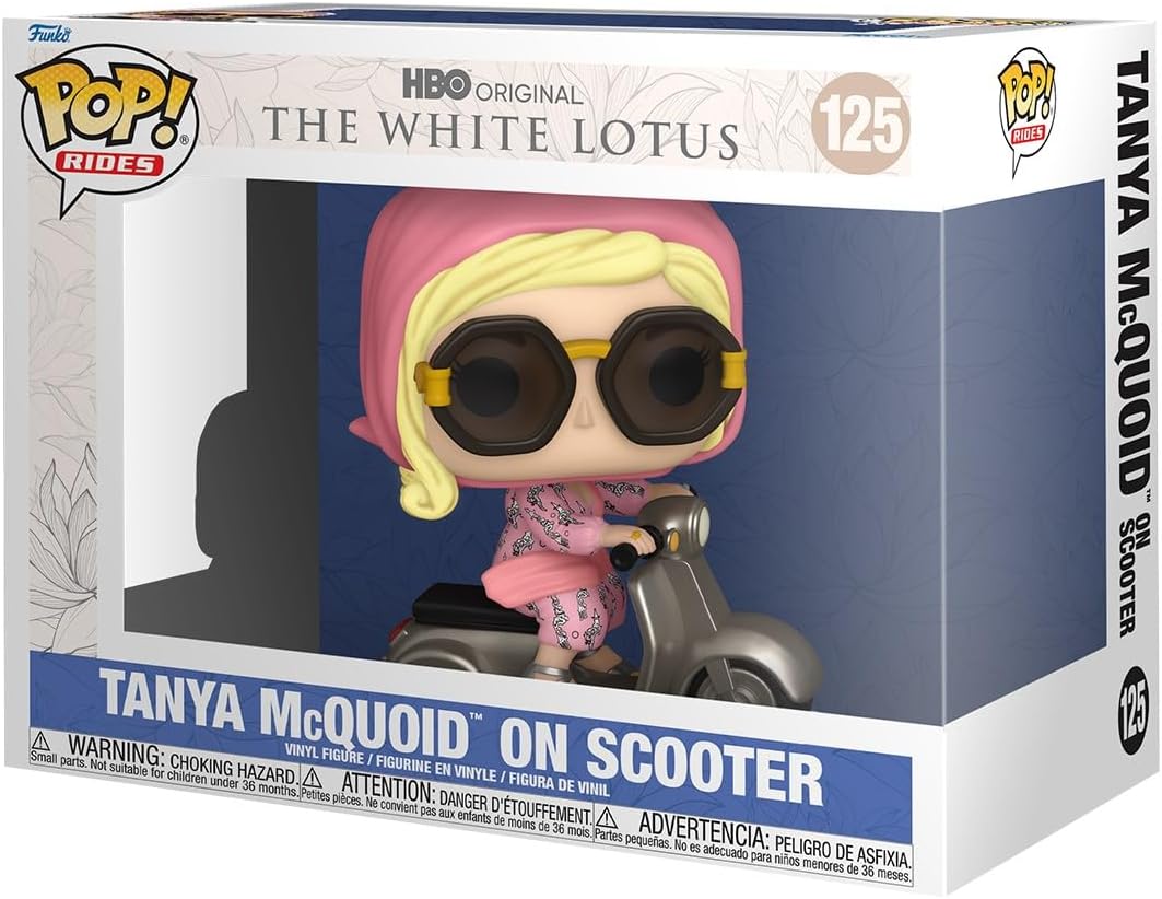 The White Lotus: Tanya McQuoid on Scooter Funko POP! Rides