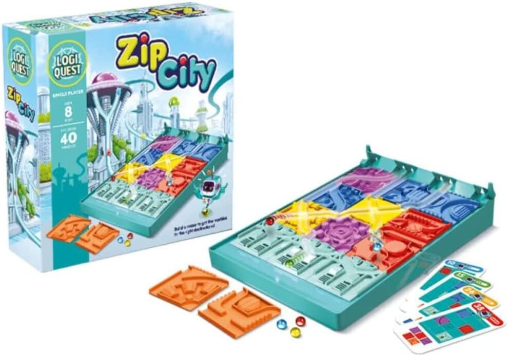 Logi Quest Zip City Puzzle Game