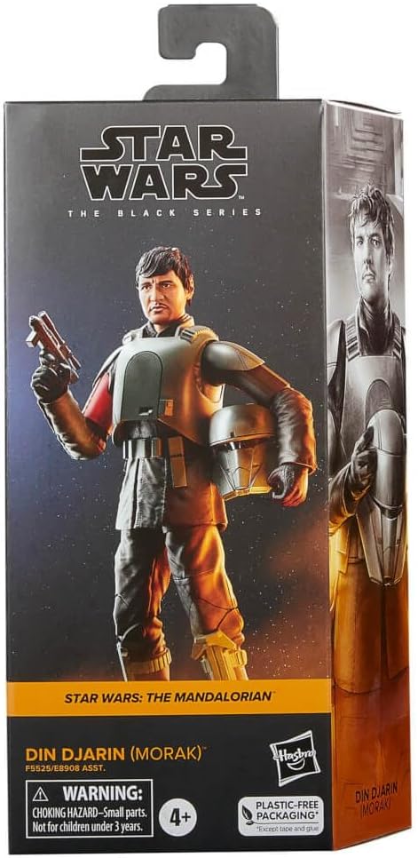Star Wars The Mandalorian Black Series 6 Inch Figure: Din Djarin (Morak)