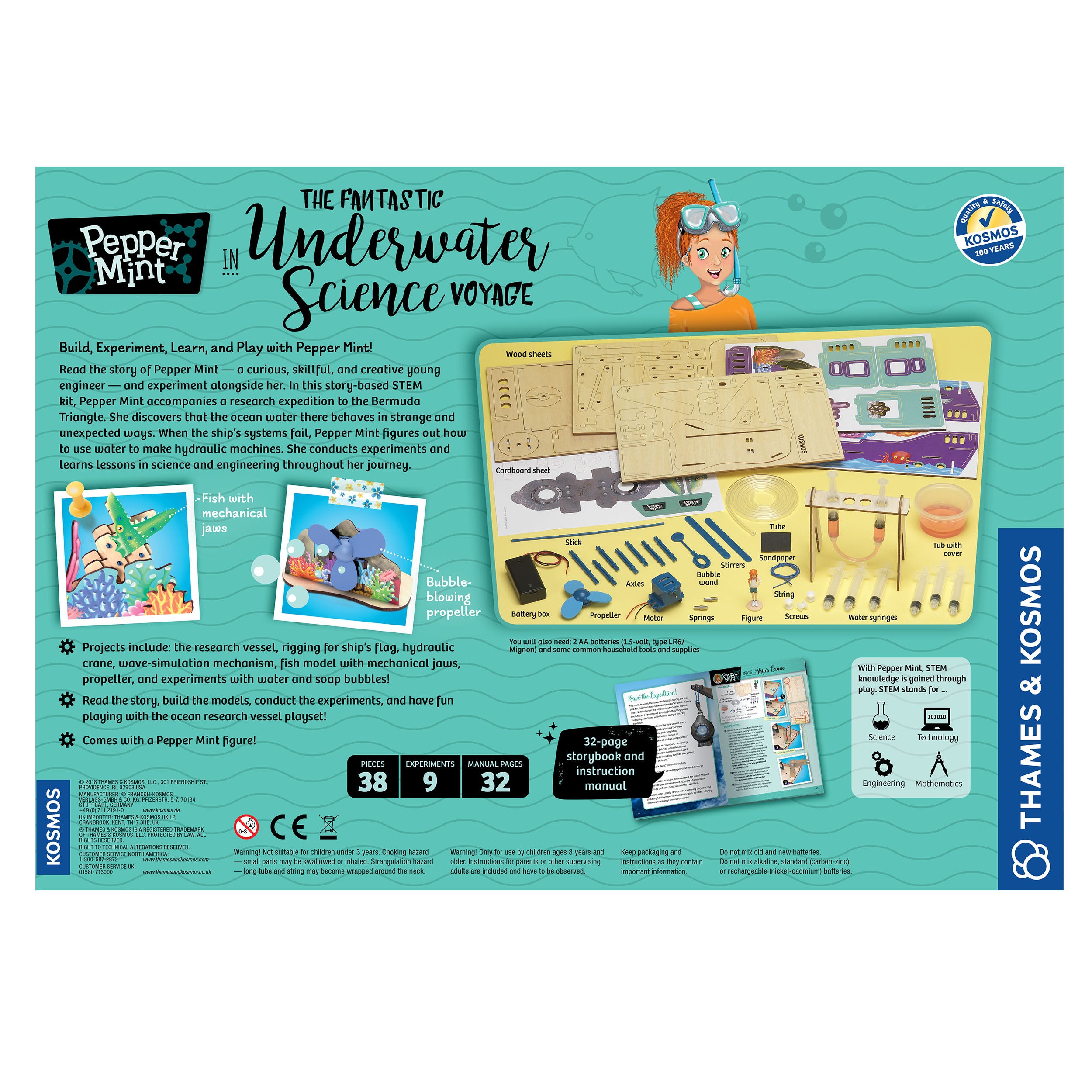 Pepper Mint in the Fantastic Underwater Science Voyage - STEM Experiment Kit