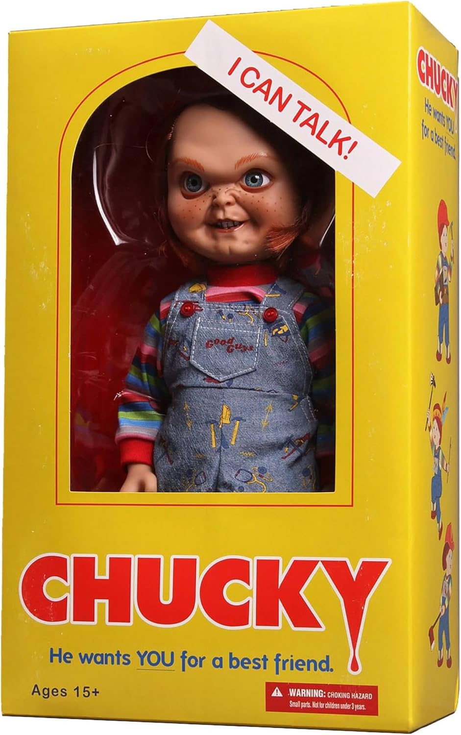 Child's Play Chucky 15-Inch Talking Sneering Mega Scale Figure