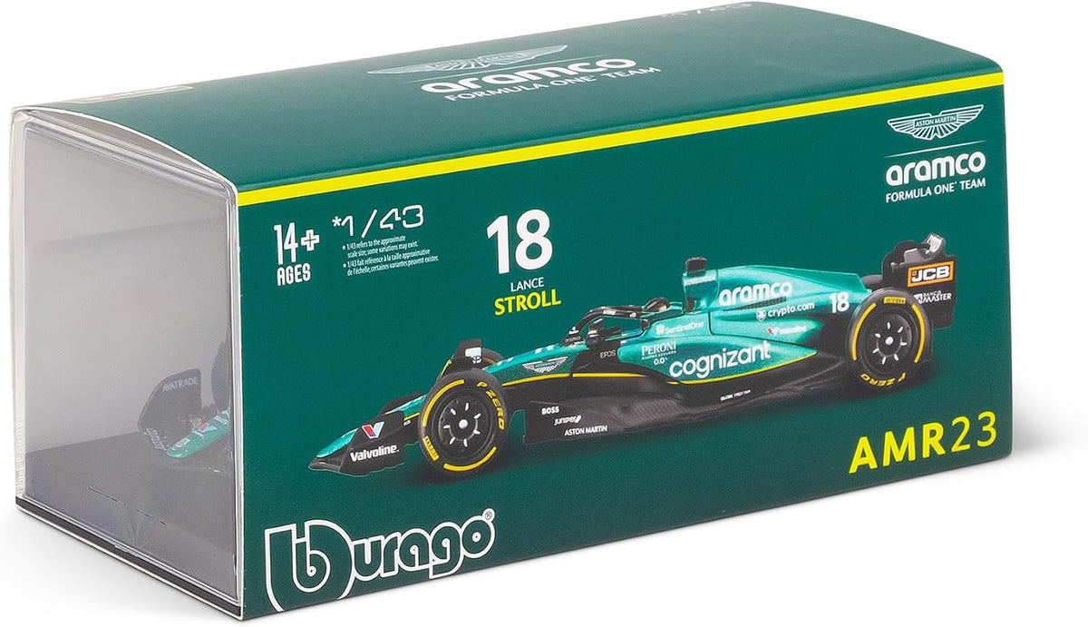 Bburago Aston Martin AMR23 Lance Stroll 2023 1:43 Diecast Model
