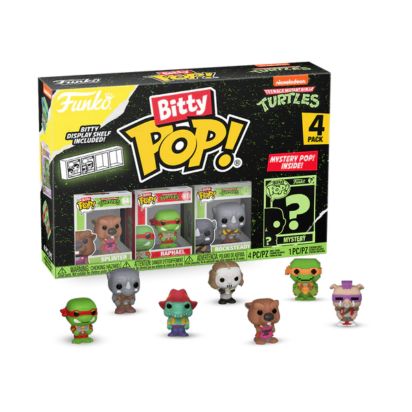 Teenage Mutant Ninja Turtles Funko Bitty POP! 4-Pack Series 3