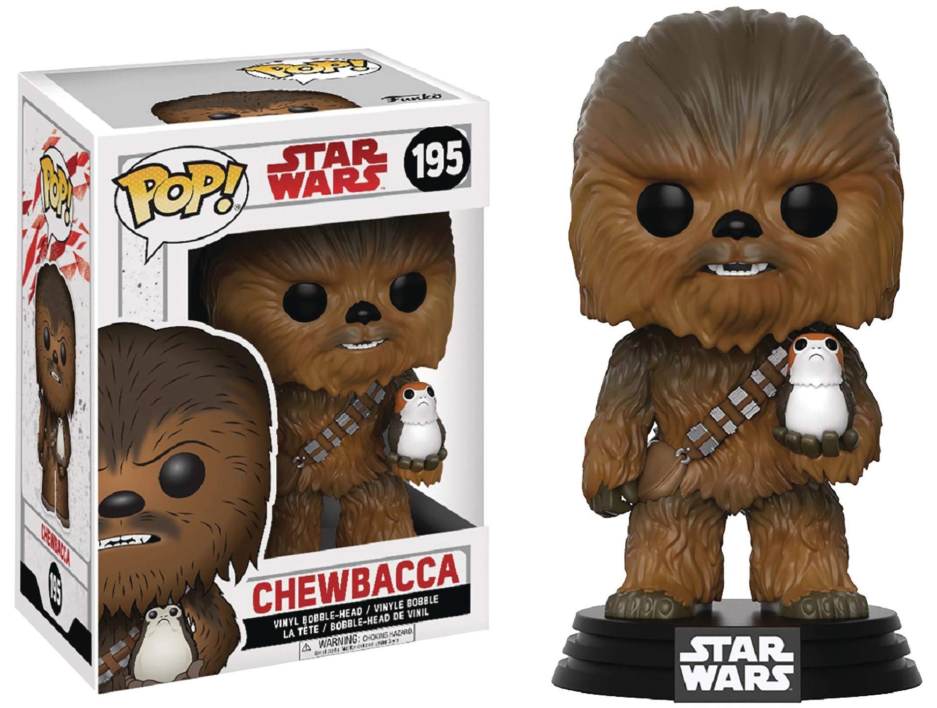 Star Wars: Chewbacca w/ Porg Funko POP! Vinyl