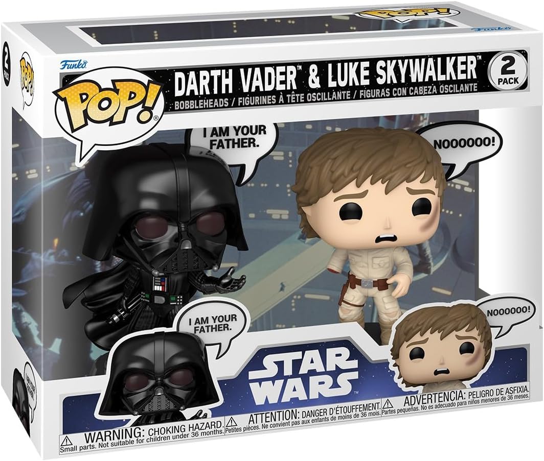 Star Wars: Darth Vader & Luke Skywalker Funko POP! Sayings