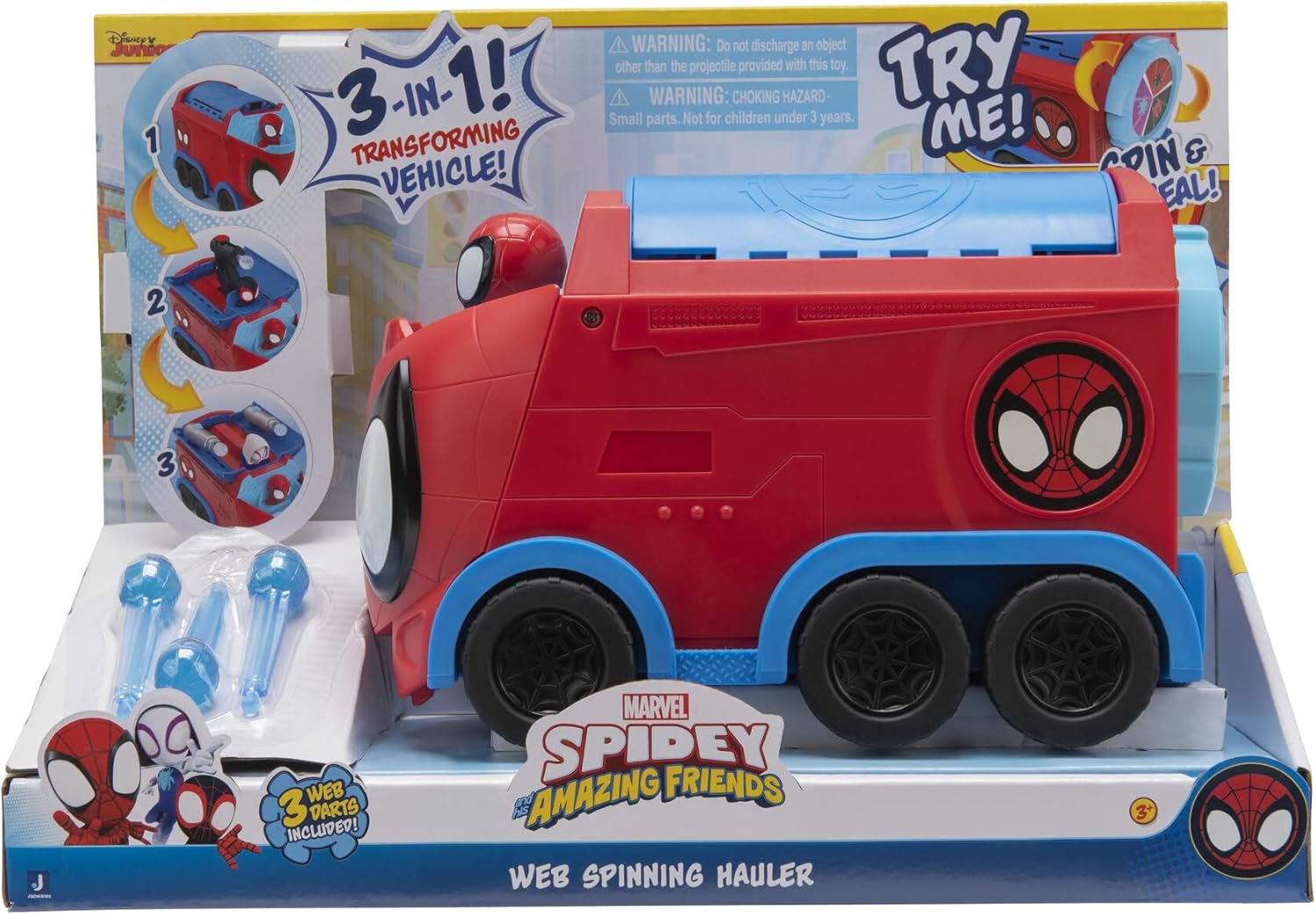 Spidey and his Amazing Friends: Web Spinning Hauler Vehicle