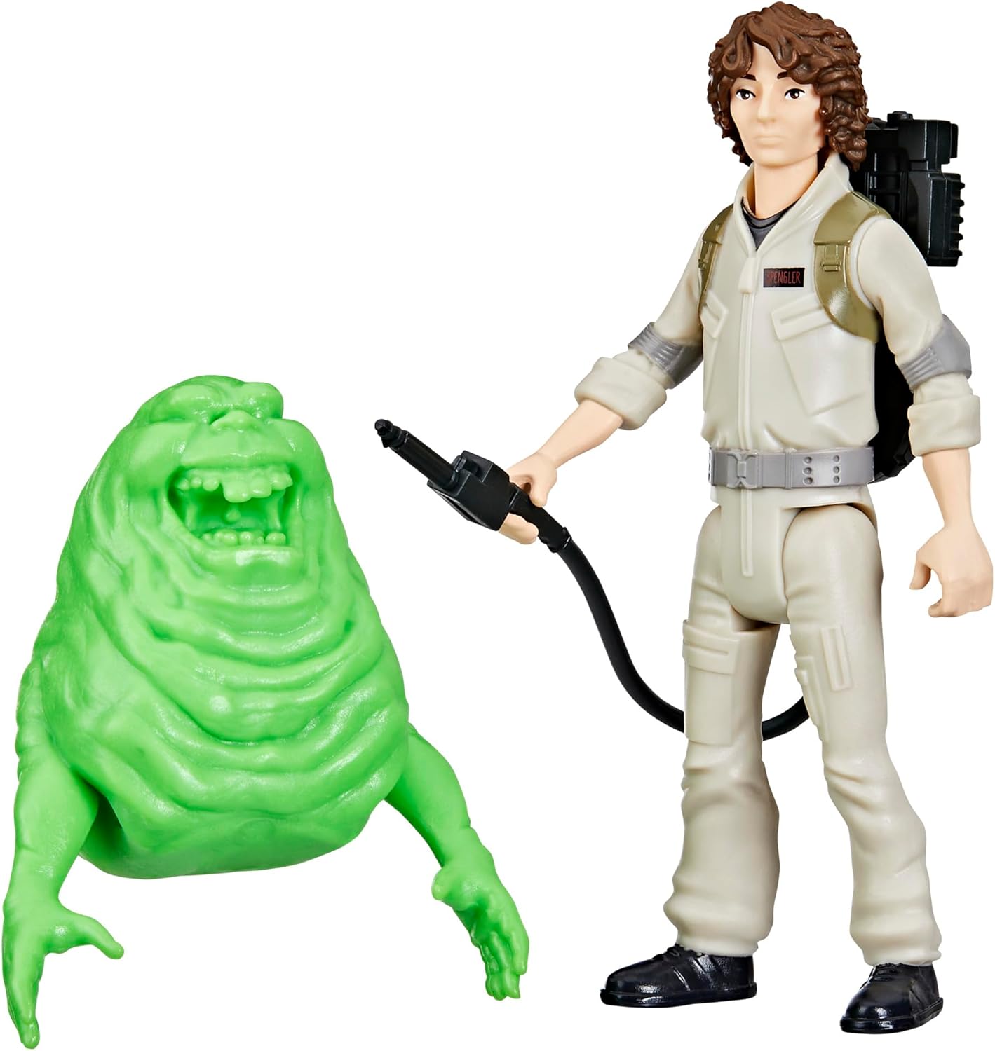 Ghostbusters Fright Features 5" Figure: Trevor Spengler & Slimer
