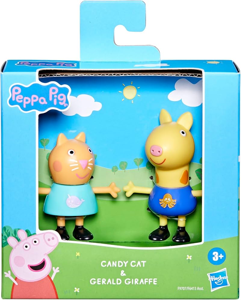 Peppa Pig: Candy Cat & Gerland Giraffe 2.5" Figures