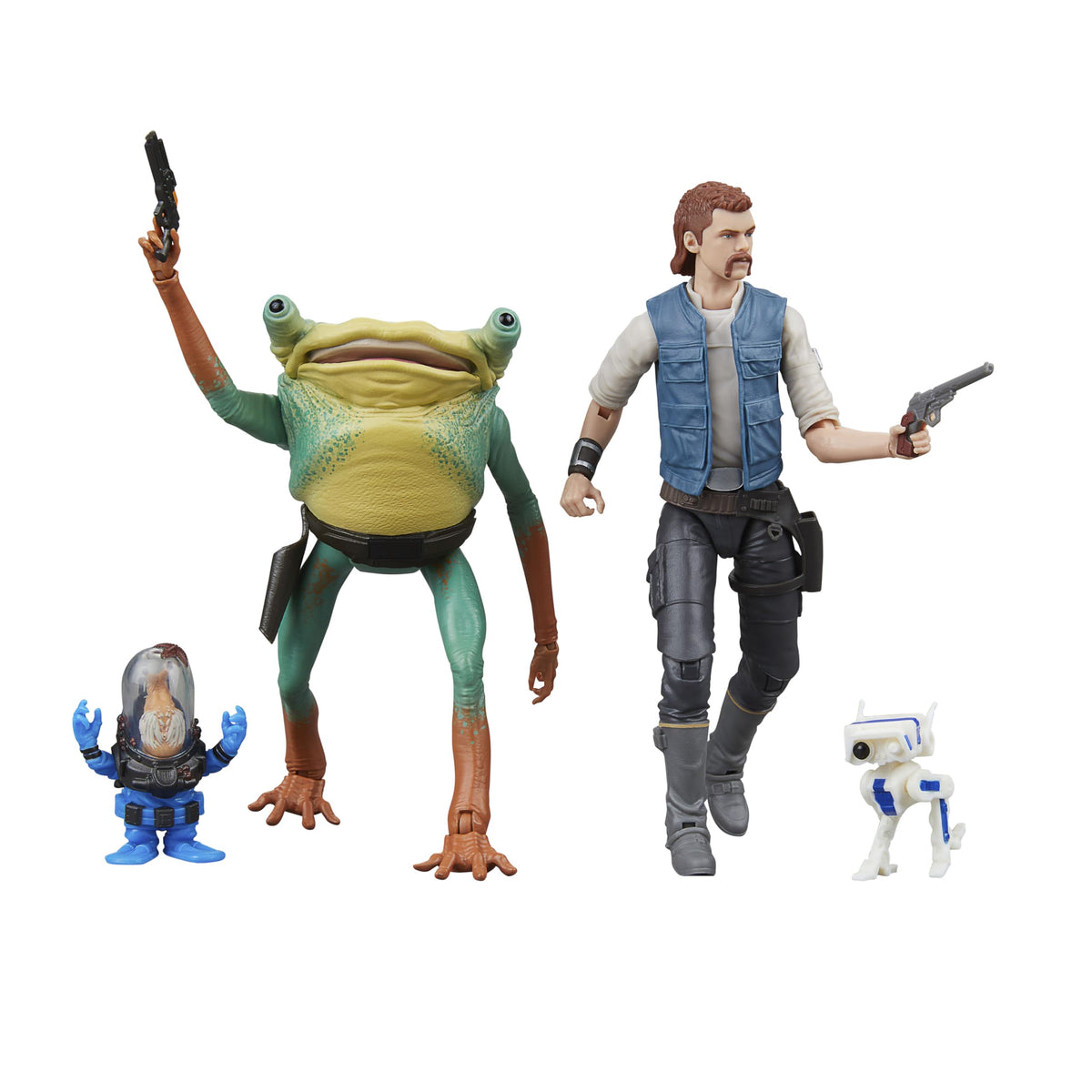 Star Wars Jedi: Survivor Black Series Cal Kestis, BD-1, Turgle & Skoova Stev Multipack