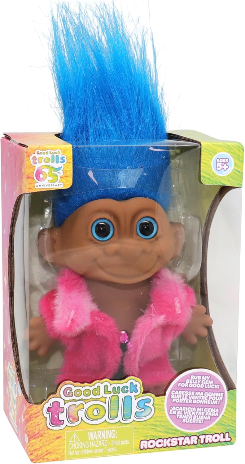 Good Luck Trolls: Rockstar Troll 4" Doll
