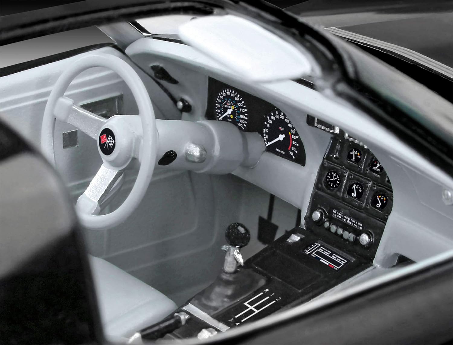 Revell '78 Corvette Indy Pace Car Plastic Model kit 1:24 Scale, Unpainted