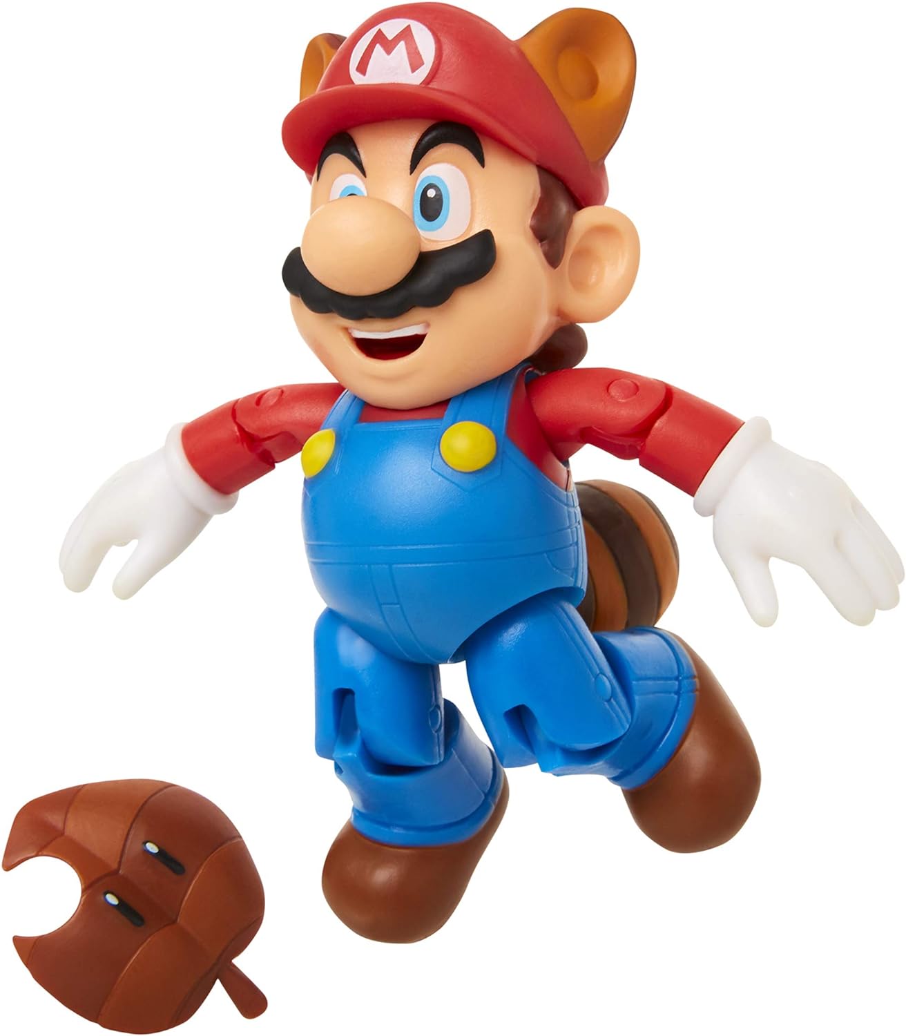 Super Mario: Raccoon Mario w/ Leaf 10cm Figure