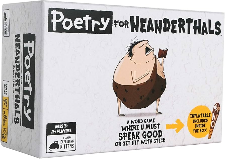 Poetry for Neanderthals Party Game