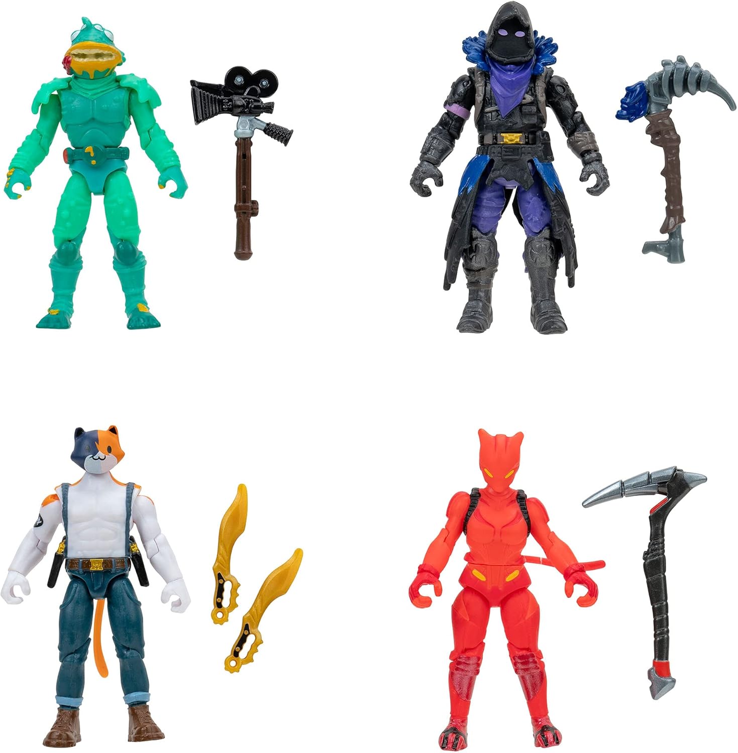 Fortnite Micro Legendary Series: 4 Figure pack (Squad Mode)