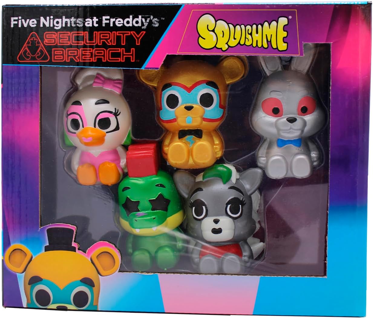 Five Nights at Freddy's Squishme 5 Pack
