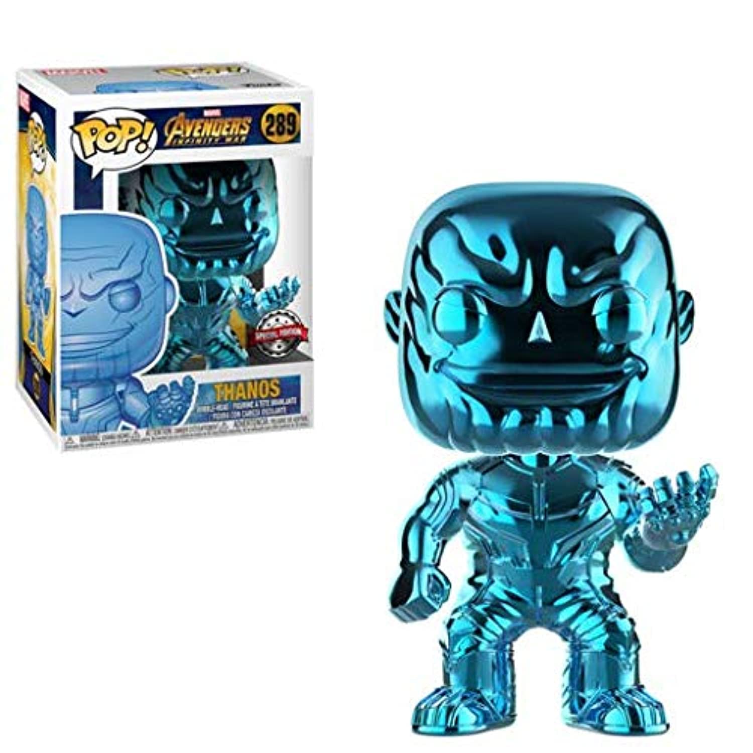 Marvel Avengers Infinity War: Thanos (Blue Chrome) Funko POP! Vinyl