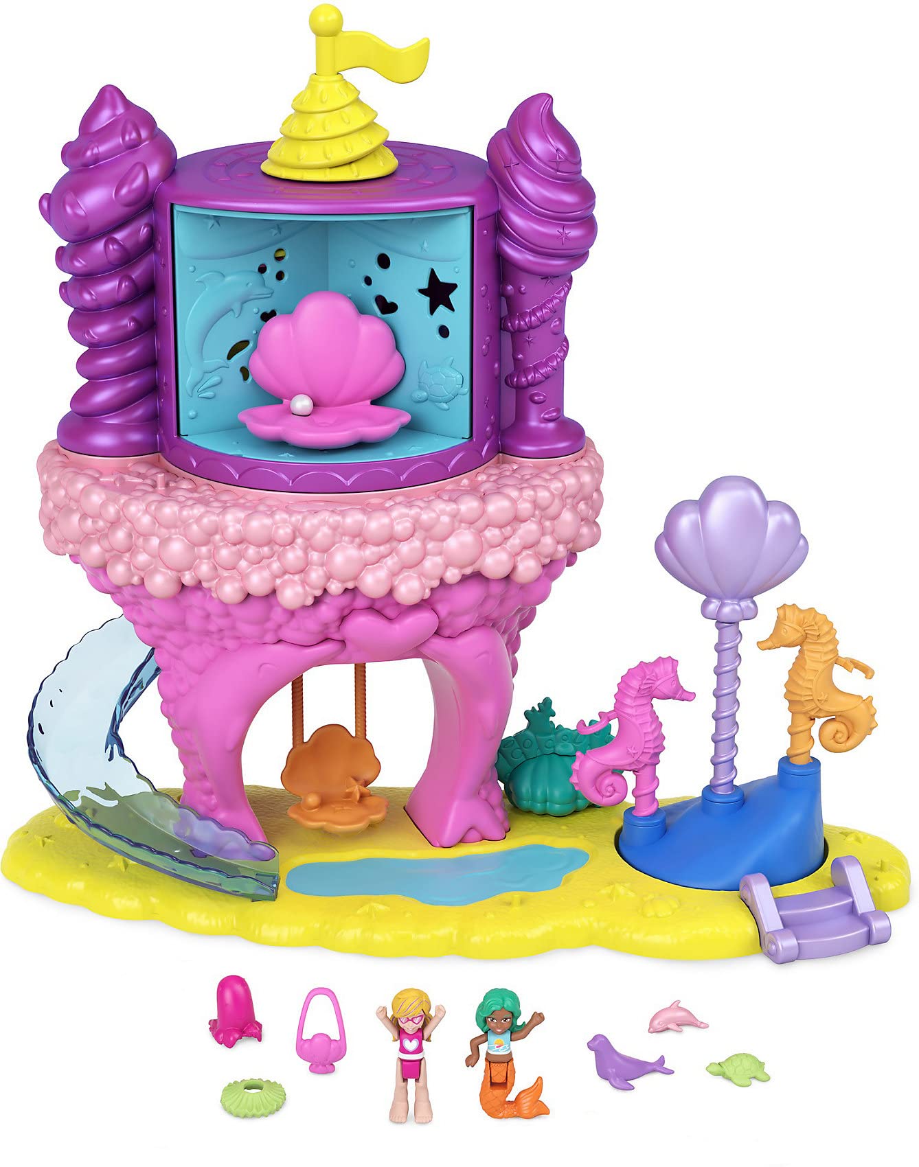 Polly Pocket Rainbow Funland Playset