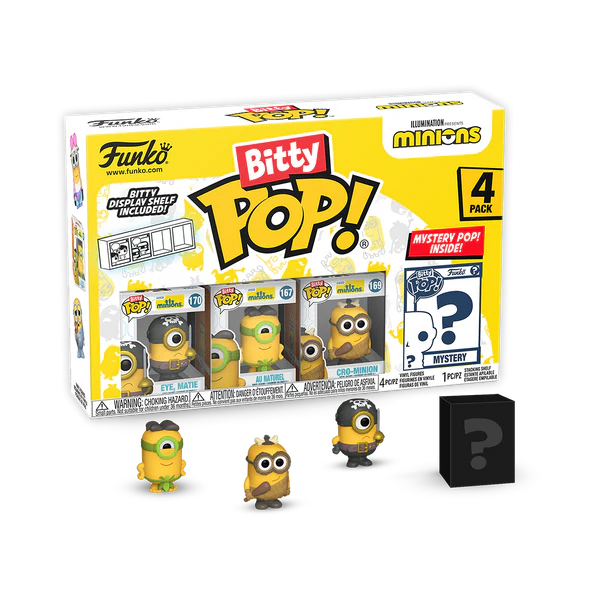 Minions Funko Bitty POP! 4-Pack Series 1