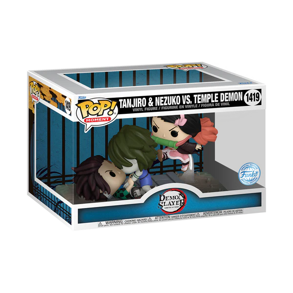 Demon Slayer: Tanjiro & Nezuko Vs. Temple Demon Funko POP! Moment