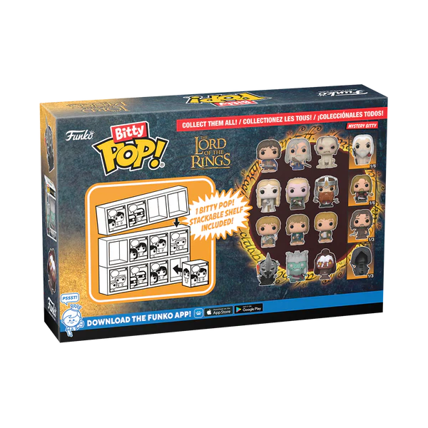 Lord of the Rings Funko Bitty POP! 4-Pack Series 1