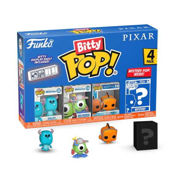 Pixar Funko Bitty POP! 4-Pack Series 2