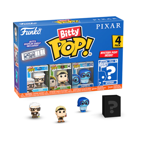 Pixar Funko Bitty POP! 4-Pack Series 3