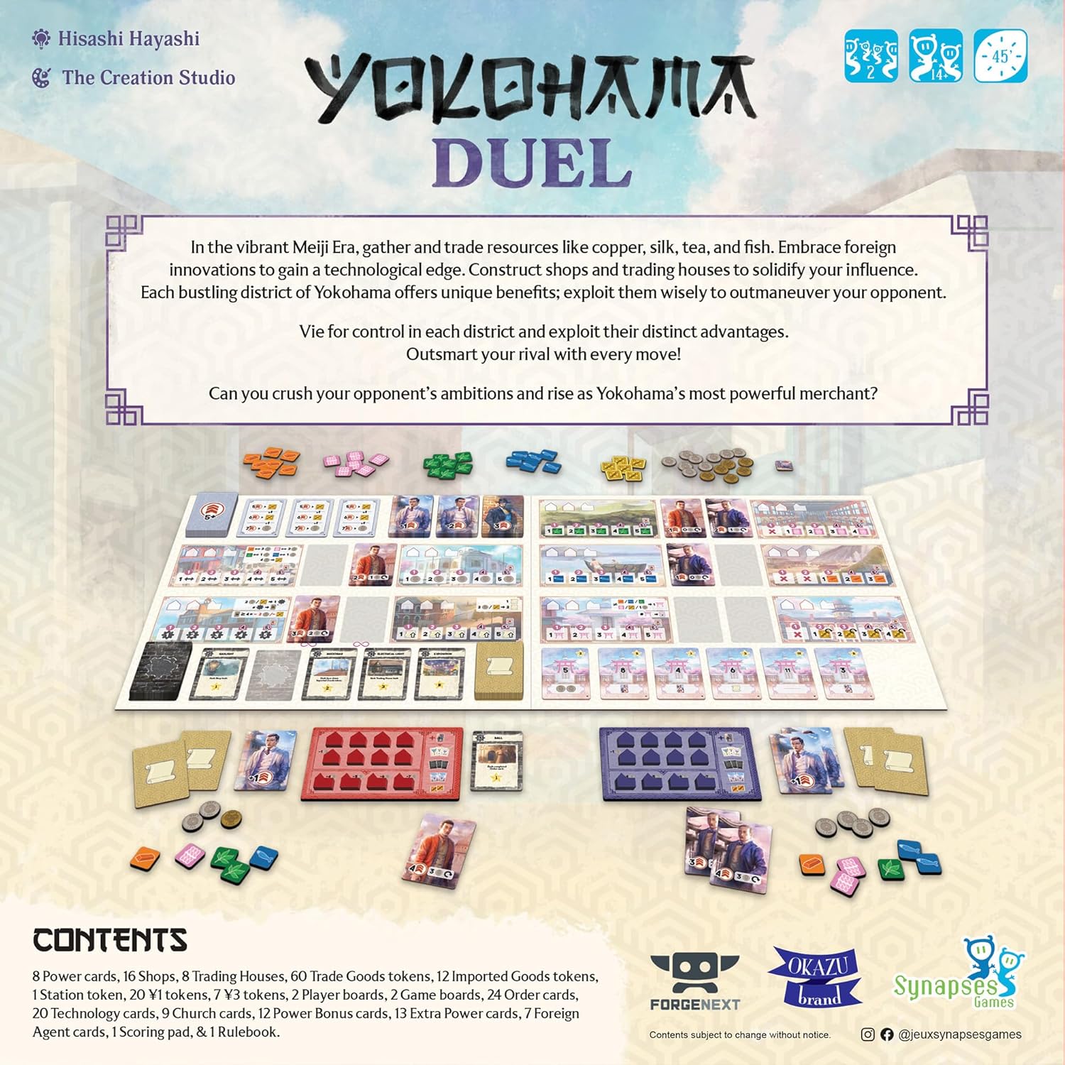 Yokohama Duel Board Game