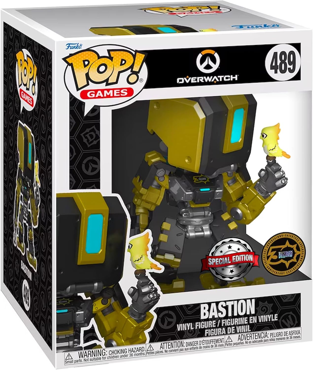 Overwatch: Bastion (Metallic Gold) 6" Funko POP! Vinyl