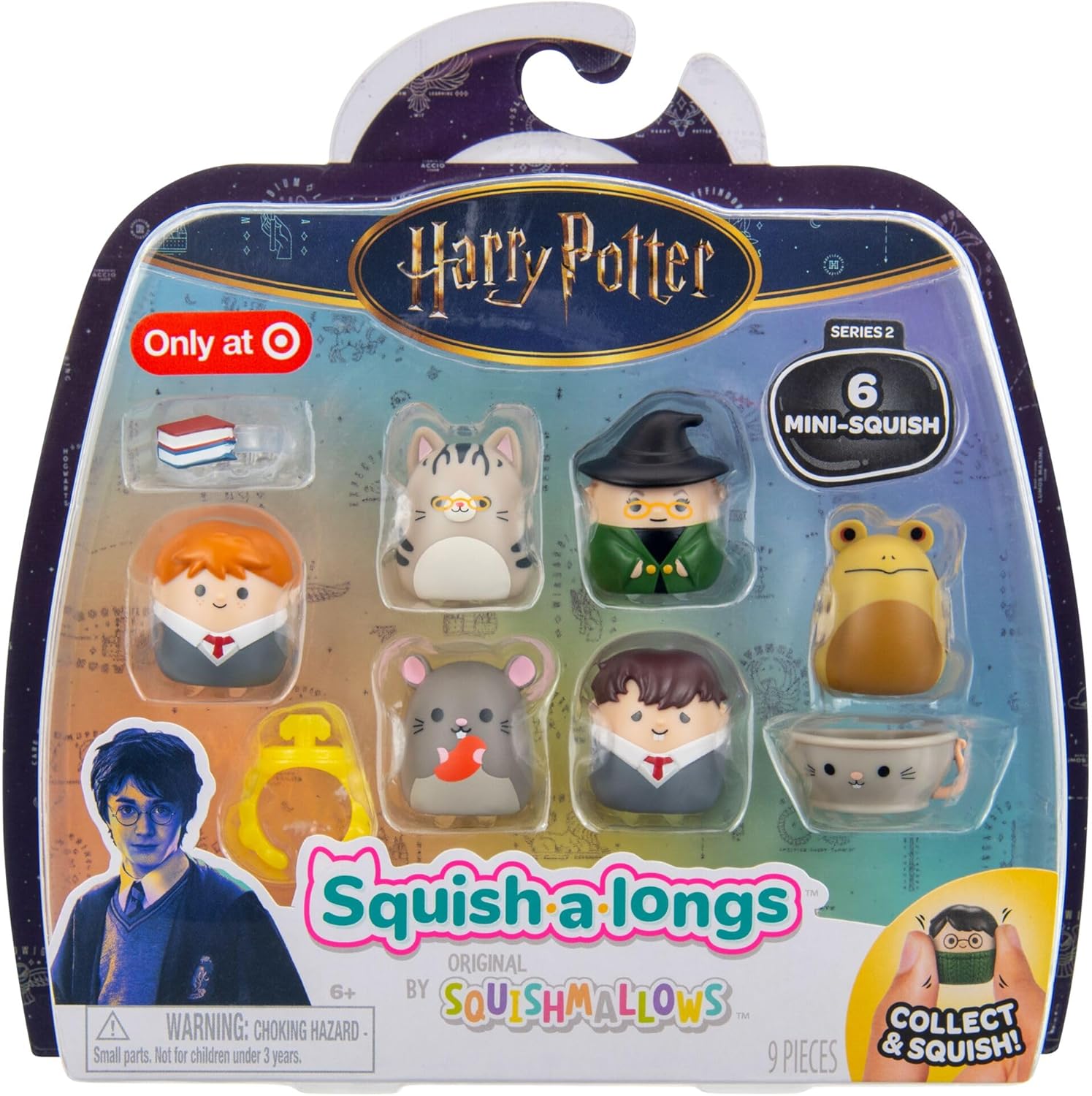 Squish-A-Longs Harry Potter 6 Pack (Series 2, Style 3)