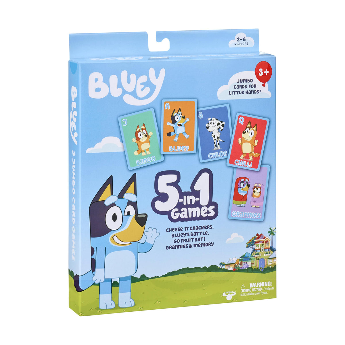 Bluey: 5-in-1 Card Game Set